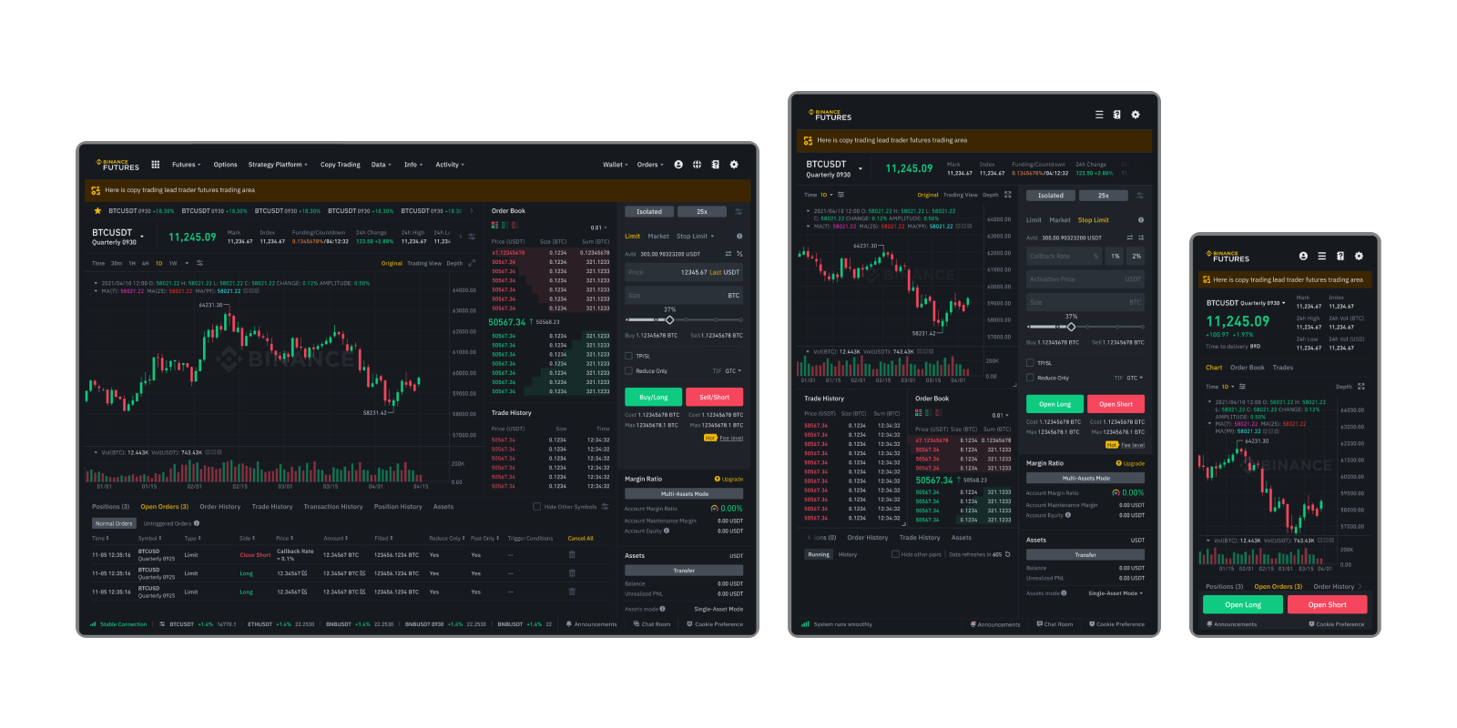 Web — Trade page