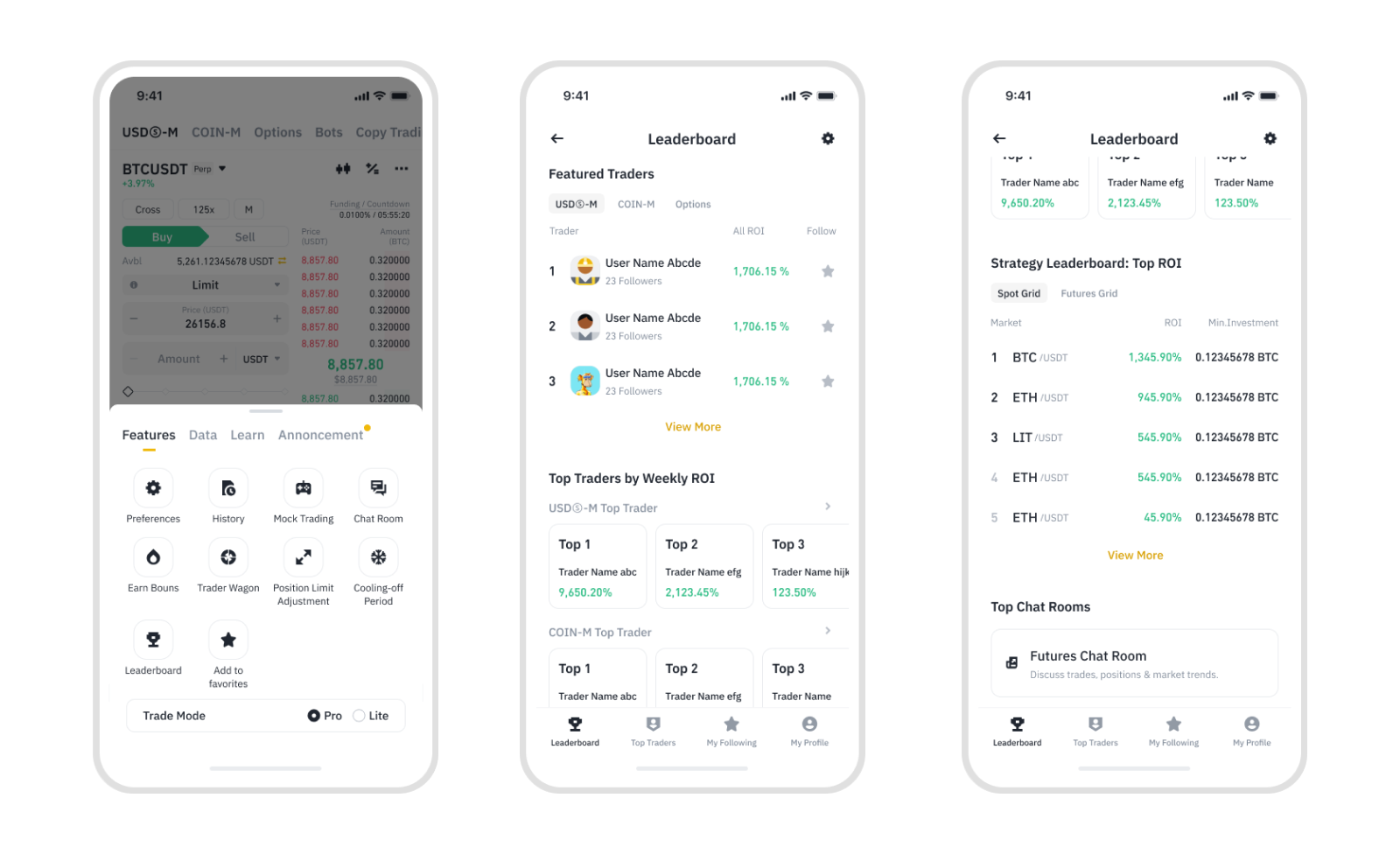 Leaderboard entry page and homepage
