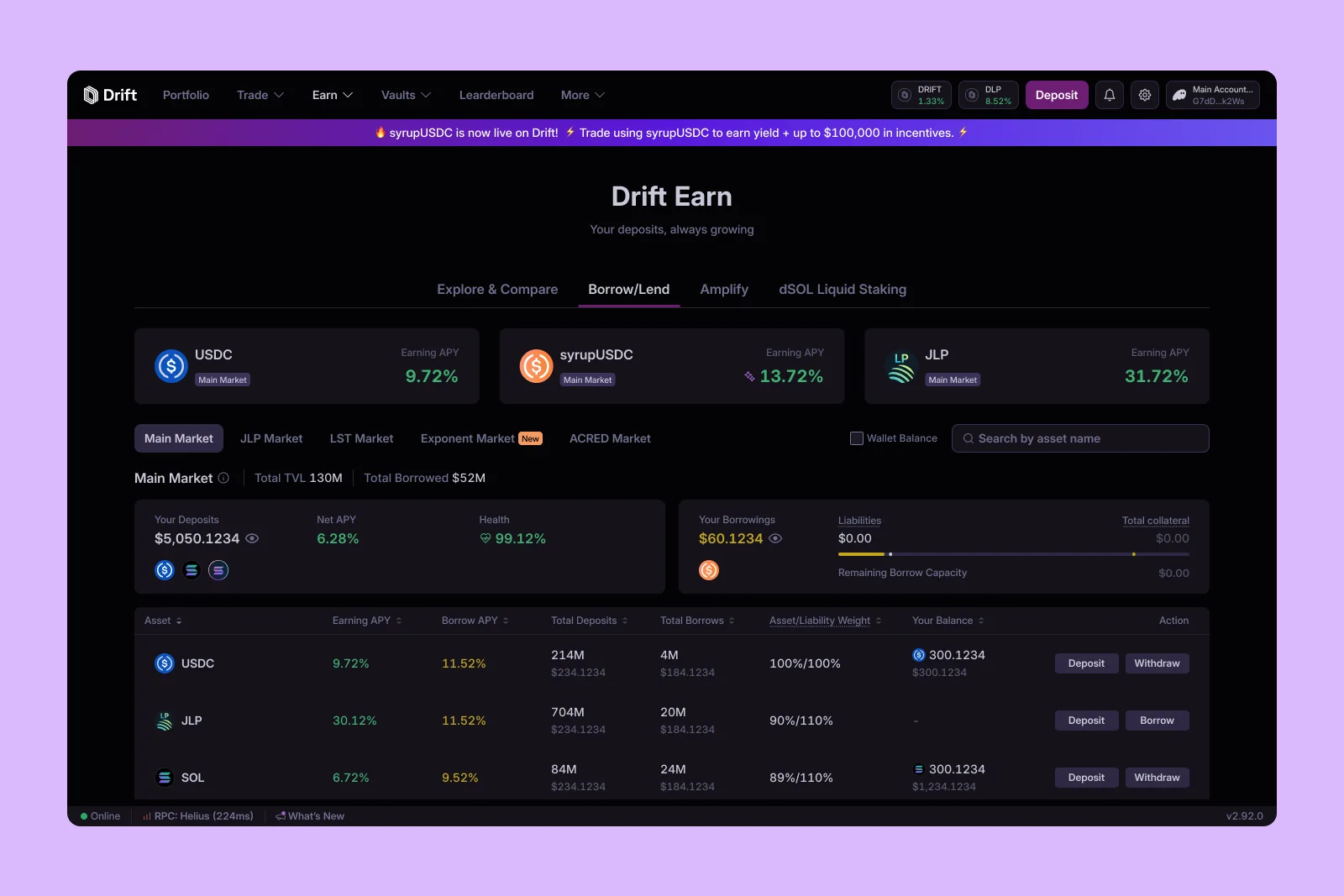 Drift Earn